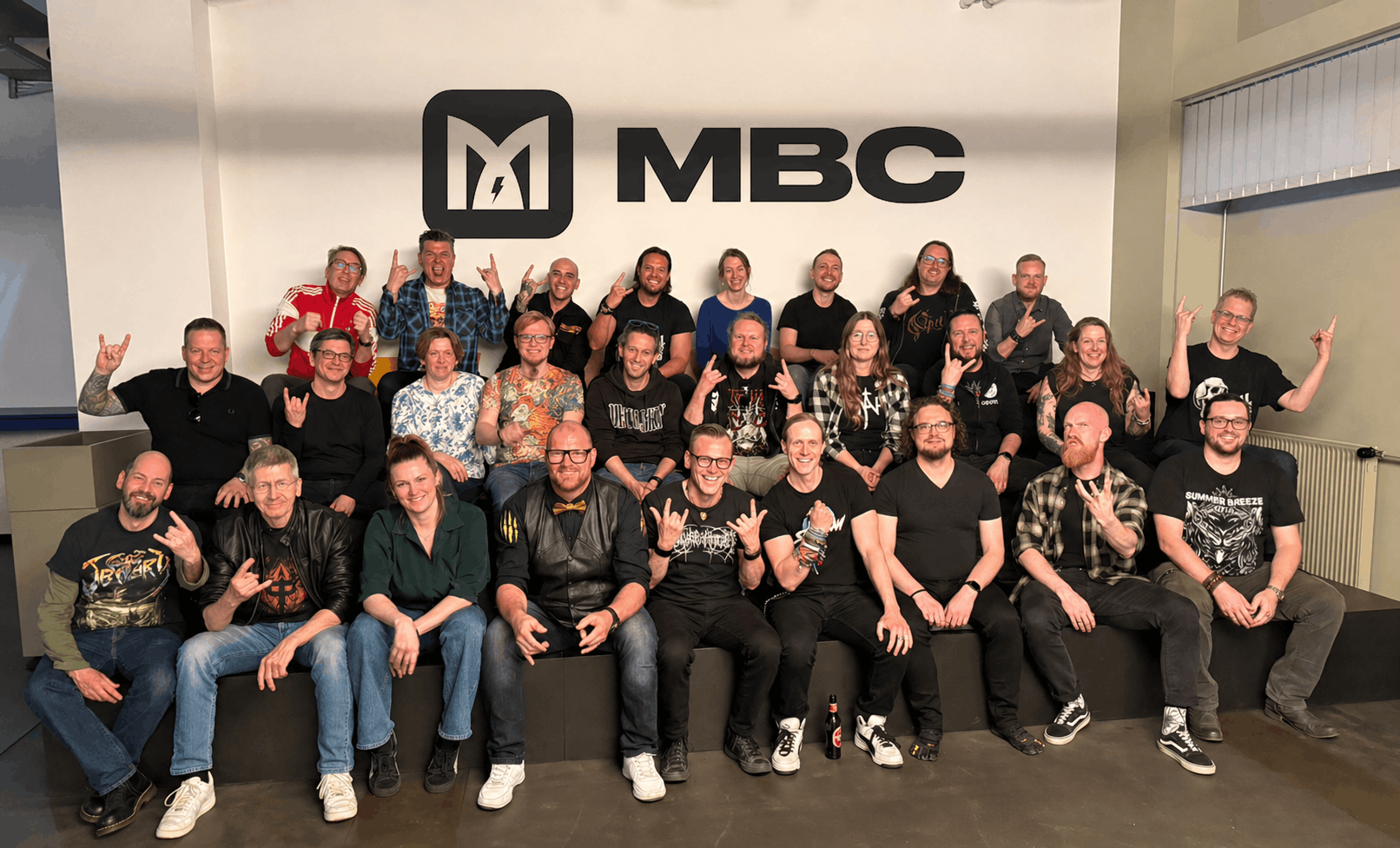 Gruppenphoto vom Kick-Off Event des Metal Business Clubs in Köln
